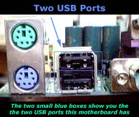 USB ports